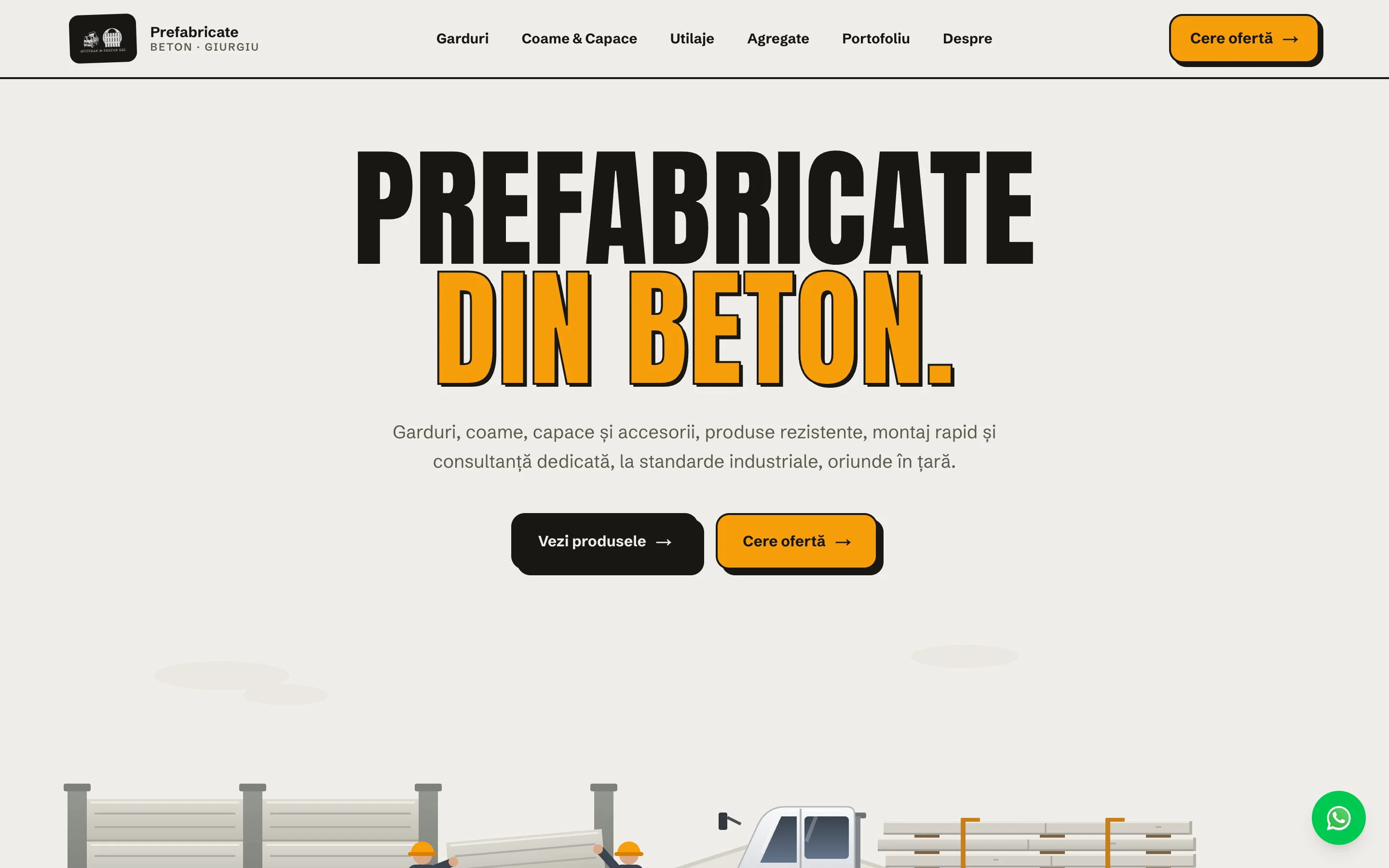 Pagina principală MTZ Prefabricate